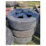 3- 5 Bolt Alum Rims & 225/60R16 Bad Tires