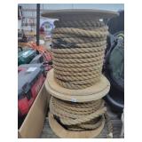 2 Spools of 7/8' Vintage Rope