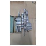 Many 3/8 Drive SAE Sockets, many Craftsman