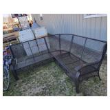 Large Patio Corner Bench - no Cushions
