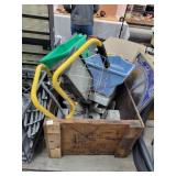 Wood Box, Recepticle Boxes, Seed Broadcasters