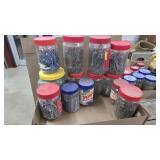 Flat of Misc Nails and Fasteners