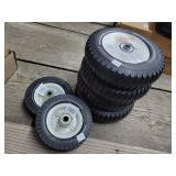 4- 8' Never Flat Wheels & 2- 6' Wheels