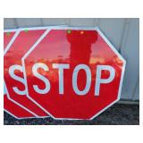 1- 36' Aluminum Stop Sign