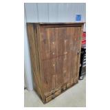 Antique Hardware Cabinet - 19x39x58