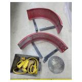 2- 24' Wide Trailer Fenders, Cord Adapters