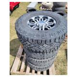 4- Vision 8 Bolt Alum Rims & LT315/70R17 Tires