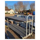 Featherlite 33 x 8ft Aluminum Cart on Wheels