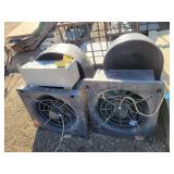 2- Delta Air Barn Fans 26x29 & Stainless Hog