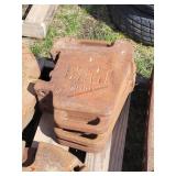 3- Original Minneapolis Moline Suitecase Weights