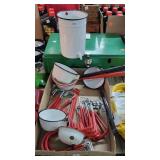 Enamel Dippers, 2x Hooks