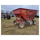 H & S 200 Gravity Box w/  Seed Jet II Seed Handler