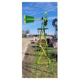 8ft John Deere Themed Windmill