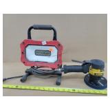 SnapOn Work Light & Dewalt Air Sander