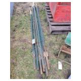 7- Fence Posts, 6- 7ft. 1- 5ft