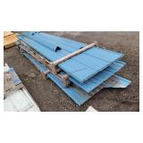 Blue Used Steel Package, 35- 18ft & 25- 4ft. &