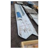 7- Pieces Used Sidewall Steel. 9' Profile, w/Trim