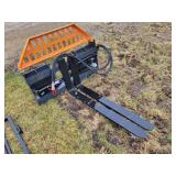 48' Wolverine Hydraulic Pallet Forks ï¿½ Skid Steer