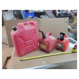 3- Gas Cans