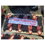 8- Unused 5/16 x 7ft G80 Chain Slings