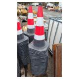 25- New Construction Cones w/ Reflective Sleeves