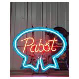 Vintage Pabst Blue Ribbon Neon Light
