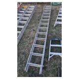 Aluminum Extension Ladder, 11' When Closed
