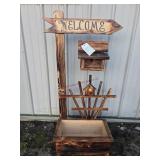 Welcome Bird House Planter, 24 x 48H