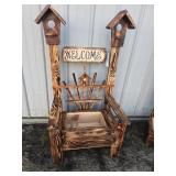 Welcome Bench Planter, 24W x 48H