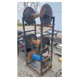 Triple Hose Reel Trailer Rack 20x28x70