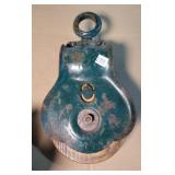 Antique 6' Wooden Pulley