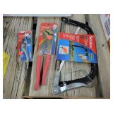 12' Bow Saw, 2 Crescent Plyers