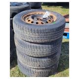 4- 195/65R15 Tires off 02 Hyundai Car - near new
