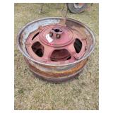 2- IH Farmall Rear Hubs with 38' Wheels