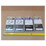 4- New Packs of Cotter Pins, Rivets, Locknuts