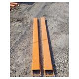 Set of 76' Fork Extensions, Imported