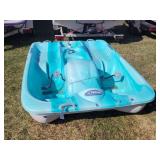 2 Person Pelican Pedal Boat - 1 broken fin