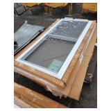 3- New White Vinyl Window 29.5 x 61.5