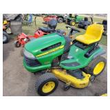 John Deere LA140 Riding Lawnmower, 48' Deck