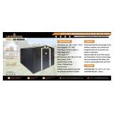 Land Honor 6x8ft Galv. Metal Shed Kit