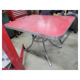36x48 Vintage Red Dining Table