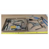 Punches, pliers and  tools