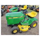 John Deere 160 Riding Lawnmower. 38' Deck