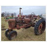 Farmall H Tractor, Has been Sitting, Engine Stuck