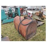 135 Gallon Fuel Tank w/ hand pump, 24 x 48' long