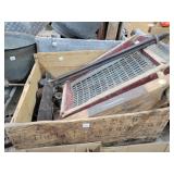 Vintage Wooden Box, Shoe Horns with Stand, Level