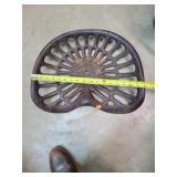 Deering Cast Iron Seat