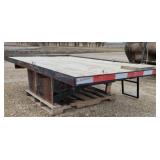 5' x 8' wide mount on Flat Bed for Pickup