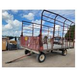 H&S 16ft Bale Throw Rack on Minnesota 7072 Gear