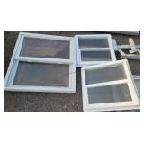 2- Used 24x24 & 36x38 Vinyl Windows